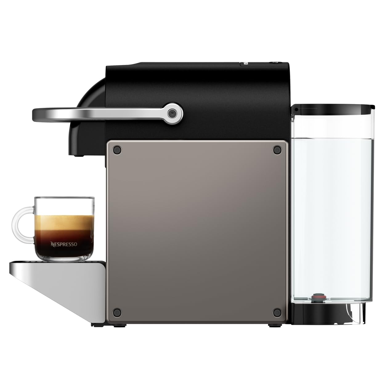Machine à Café à Capsules Luxifa Style Industriel – Titane, Revêtement Métal