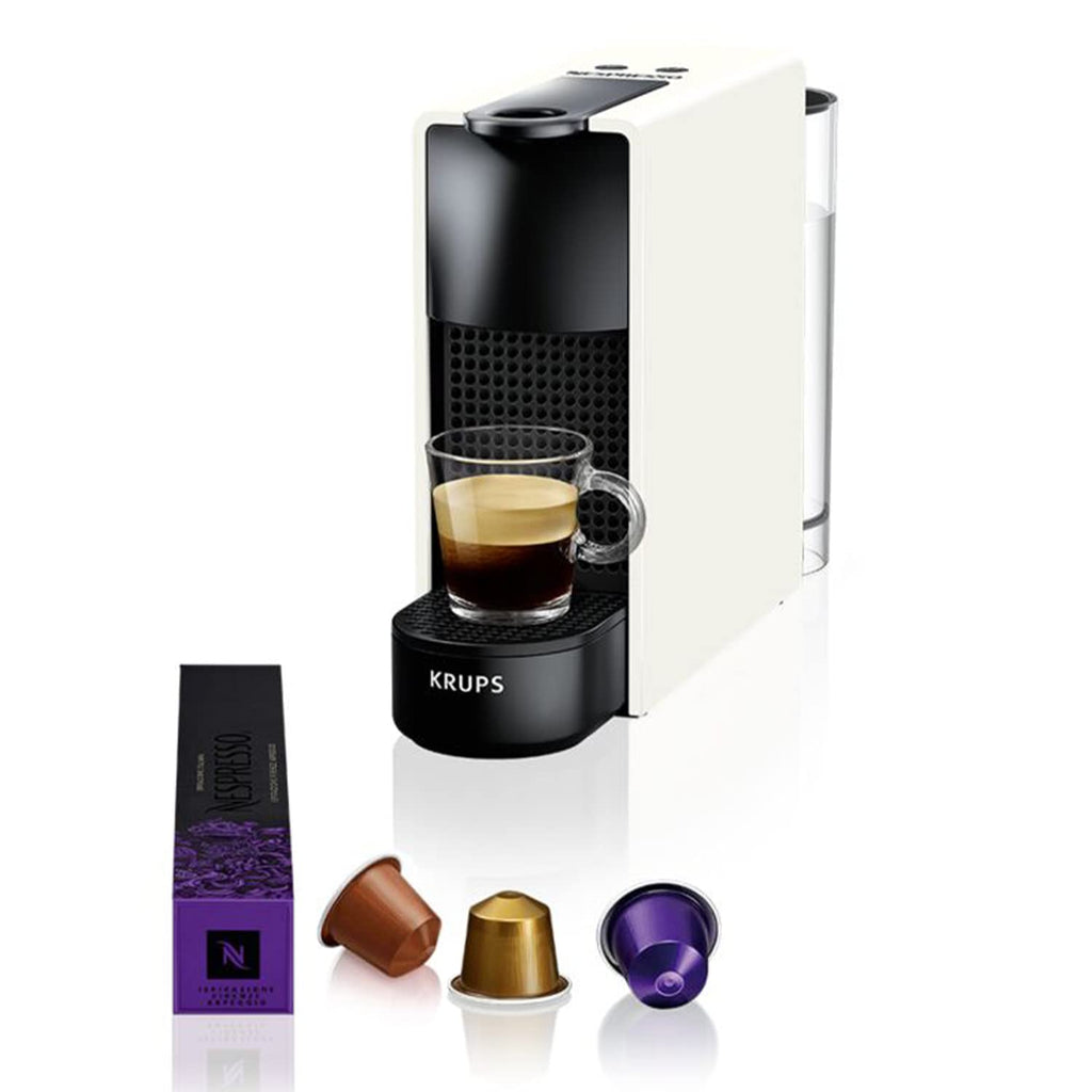 Machine à Café à Capsules Luxifa Ultra Compacte – Blanc, Espresso & Lungo