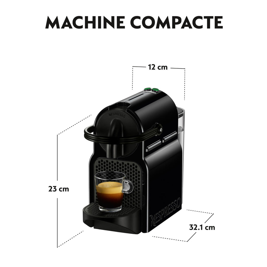 Machine à Café à Capsules Luxifa Compacte – 19 Bars, Espresso & Lungo, Noir