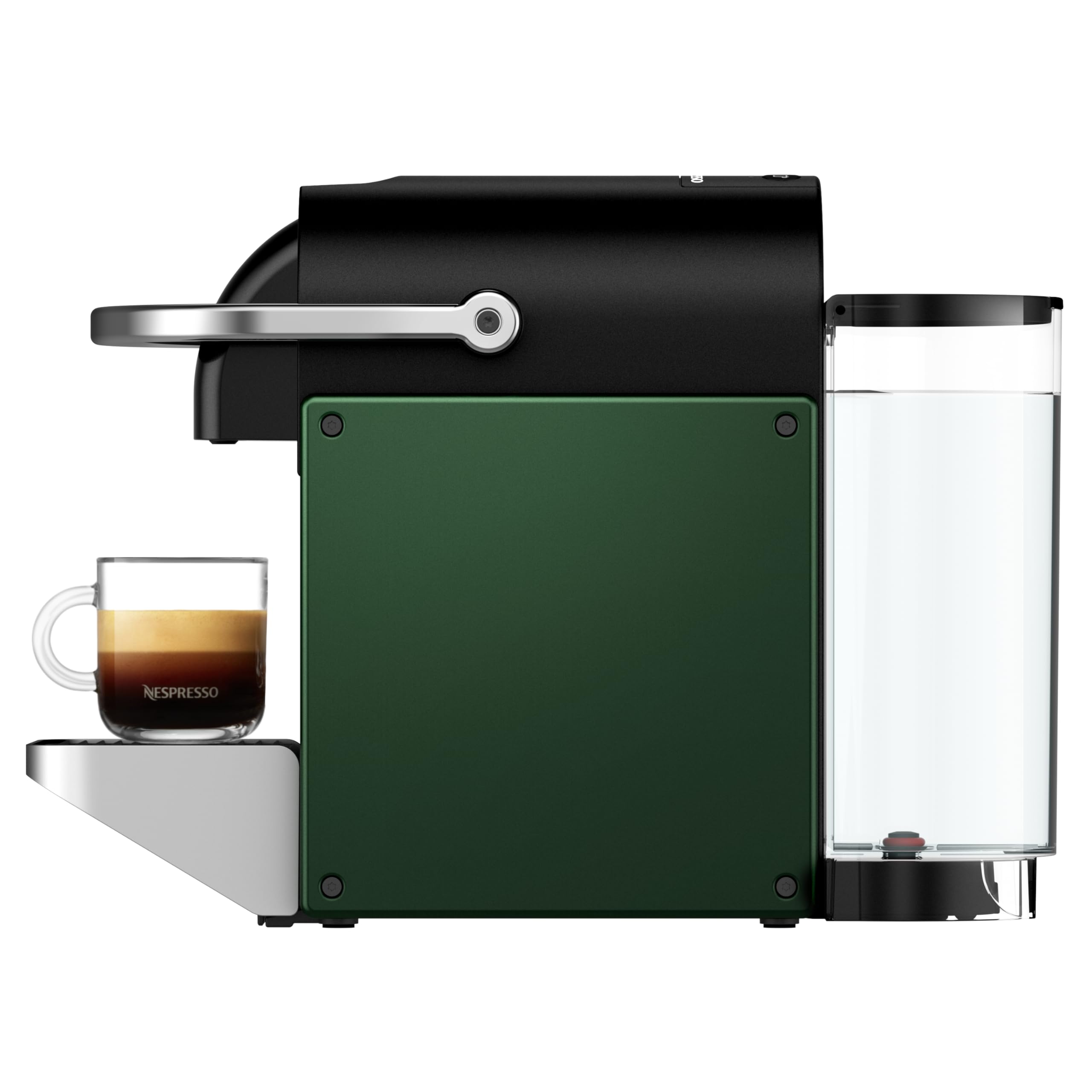 Machine à Café à Capsules Luxifa Style Industriel – Vert Foncé, Revêtement Métal